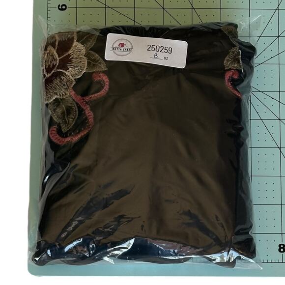 Womens Dress Size Small Black Floral Soft Goth Whimsigoth Office Siren Weekend - Picture 5 of 5